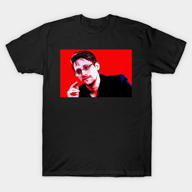 edward snowden T-Shirt by oryan80